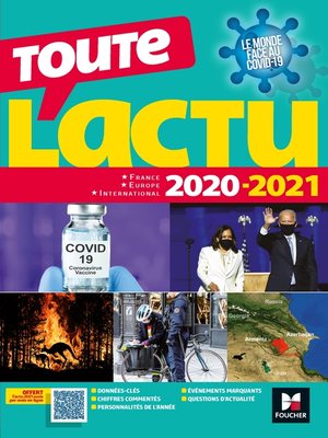 cover image of Toute l'actu 2020--Sujets et chiffres clefs de l'actualité--2021 mois par mois